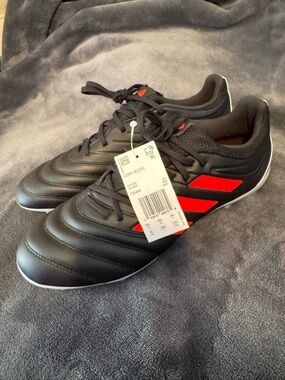Soccer Cleats, Adidas COPA 19.3, Red & Black, Left Side Size 10 Right Size 10.5